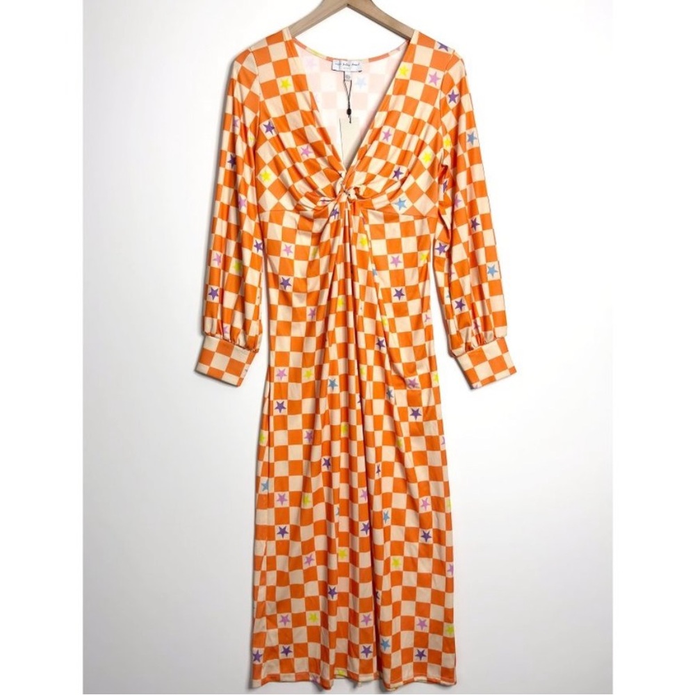 NEVER FULLY DRESSED Checkerboard Dress